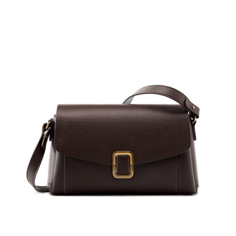 Elegante Handtasche Damen aus Hochwertigem Leder in Schwarz für Frühling und Sommer 9