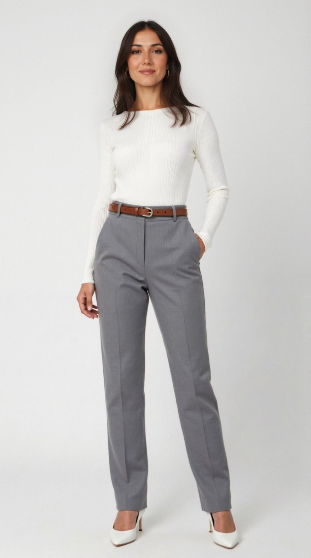 Ruth | Weiches Langarmshirt Damen aus Rippstrick für Vielseitige Outfits 6